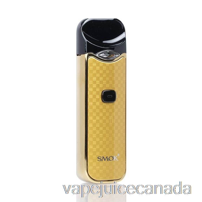Vape Canada SMOK NORD 15W Pod Kit Gold Carbon Fiber